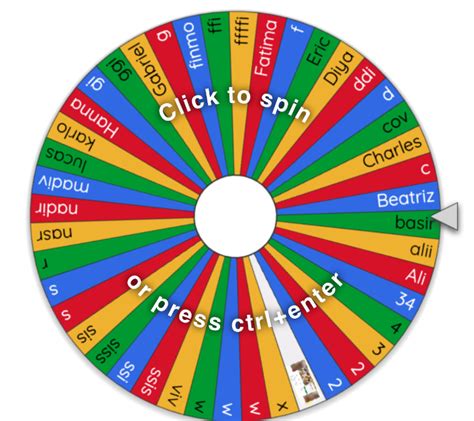 name wheel randomizer